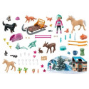 Zestaw z figurkami Country 71345 Kalendarz adwentowy Konie: Świąteczny kulig