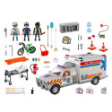 Figures set City Action 70936 Rescue Vehicles: Ambulance with Lights and Sound