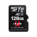 Memory card microSD IRDM 128GB UHS-I U3 A2 + adapter