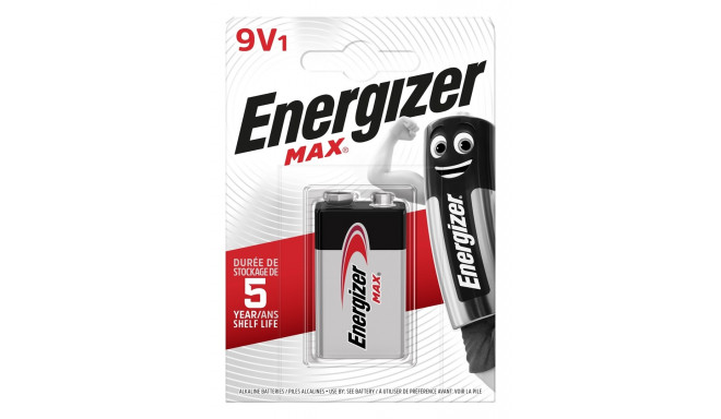 ENERGIZER BATTERY Max 426660 9V 6LR61, 1 tk, ökopakend