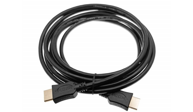 Alantec AV-AHDMI-2.0 HDMI cable 2m v2.0 High Speed with Ethernet - gold plated connectors