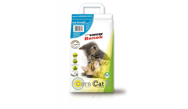 Super Benek cat litter from corn sea breeze 7l
