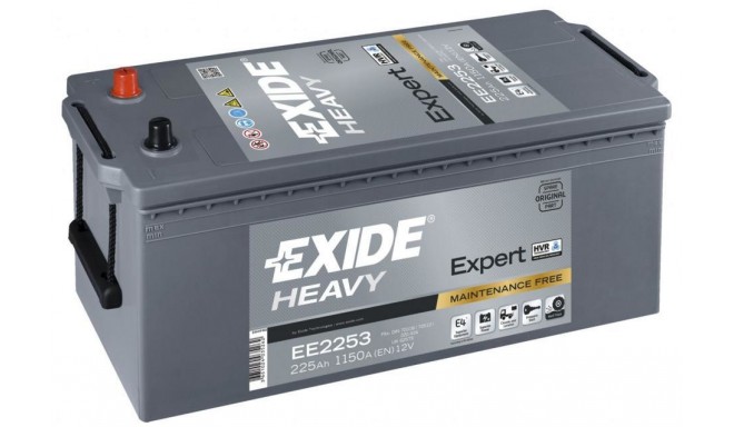 EXIDE Super Heavy Duty Expert 225Ah1150A 518x279x240+-