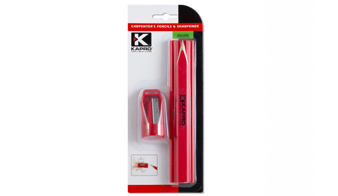 Carpenter’s Sharpener and Pencils Set