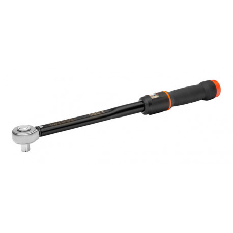 Mehaaniline klik-tüüpi momentvõti 20-100Nm ±3% (CW & CCW) 1/2" 387mm, aknaga skaala