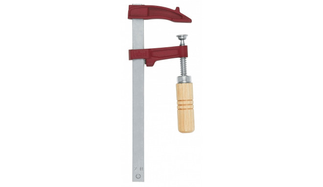 Clamp MM 20cm, jaw depth 7cm, max 4000N, wooden handle