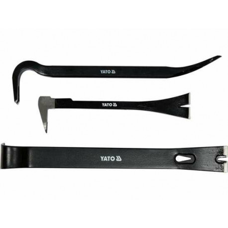 YATO CROWBAR WITH EXTRACTORS, set of 3 pcs.