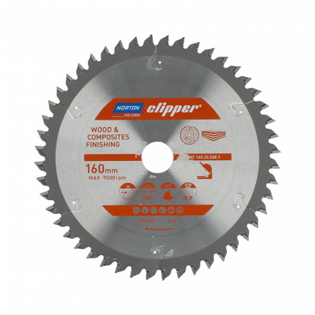 NORTON ketassaag 305mm x 30mm x 36z puit ja komposiidid ATB neg (3.2 / 2.2) %%%