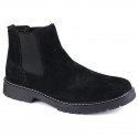 Filippo M PAW499A black leather slip-on Chelsea boots (42)