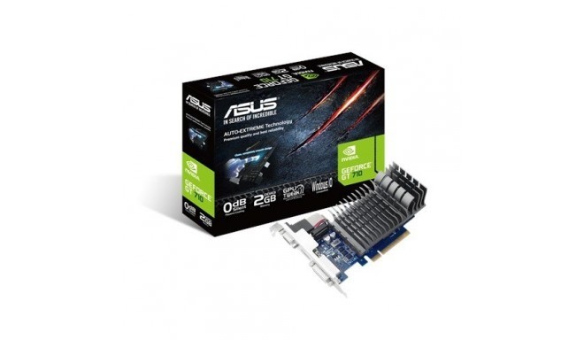 ASUS GeForce GT 710-2-SL-BRK - 2GB - HDMI DVI VGA