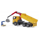 Vehicle Scania Super 560R Truck with crane and pallets
