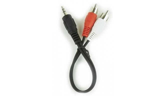 CABLE AUDIO 3.5MM TO 2RCA 0.2M/CCA-458/0.2 GEMBIRD