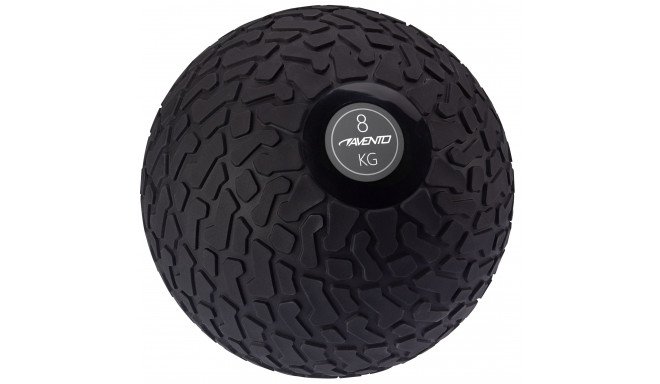 Slam ball AVENTO 42DK 8kg D23cm Must/hall