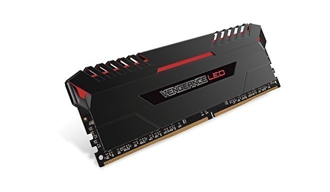 Corsair RAM 32GB DDR4 DIMM Kit 3400MHz Class 16 Vengeance LED Red (CMU32GX4M4C3400C16R)