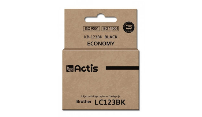 Actis KB-123Bk ink (replacement for Brother LC123BK/LC121BK; Standard; 10 ml; black)