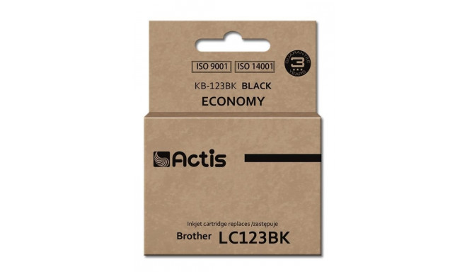 Actis KB-123Bk Ink (replacement for Brother LC123BK/LC121BK; Standard; 15 ml; black)