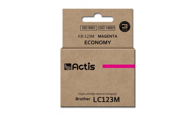 Actis KB-123M Ink (replacement for Brother LC123M/LC121M; Standard; 10 ml; magenta)