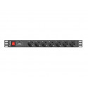 LANBERG PDU RACK POWER STRIP (1U,10A,7X SHUKO,2M)