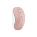 Natec juhtmevaba hiir Toucan 1600DPI, roosa/valge