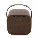 Guess Bluetooth speaker GUWSB2P4SMW Speaker brown 4G Leather Script Logo with Strap