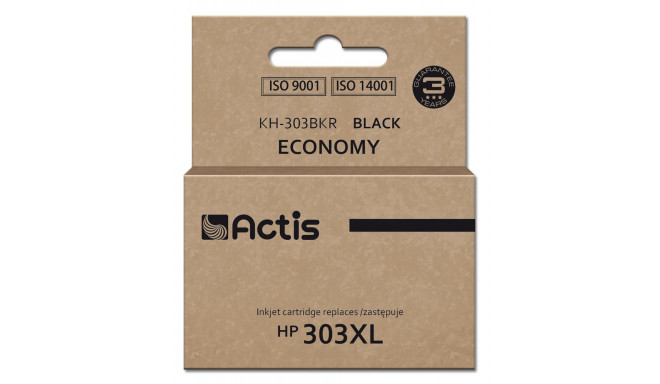 Actis KH-303BKR tint (asendus HP 303XL T6N04AE; premium; 20ml; 600 lehte; must)
