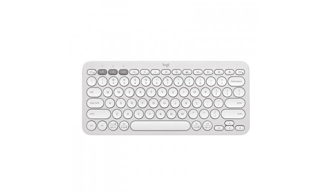 Klaviatuur Logitech Pebble Keyboard 2 US (W), valge