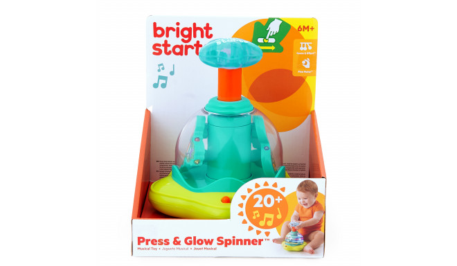 BRIGHT STARTS spinner Press & Glow, 10042