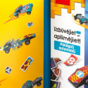 LEGO ICONIC Activity Book "Build and Stick: Custom Cars"- Latvian