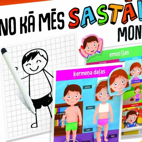 HEADU Montessori educative game How We Are Made (In Latvian lang.)