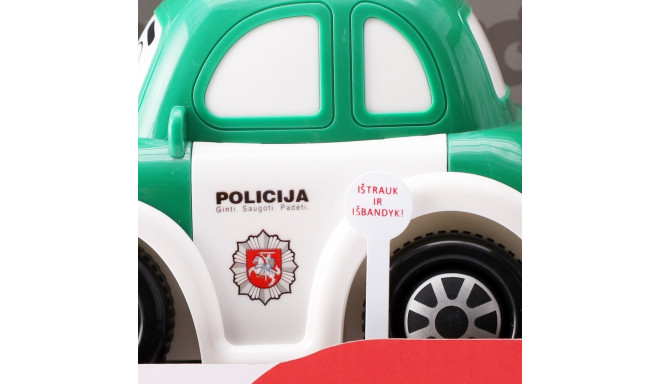 bo. Interactive police car (Lithuanian language)