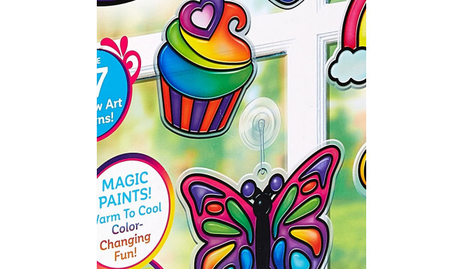 CRA-Z-ART Shimmer ‘n Sparkle DIY set Color-change window art