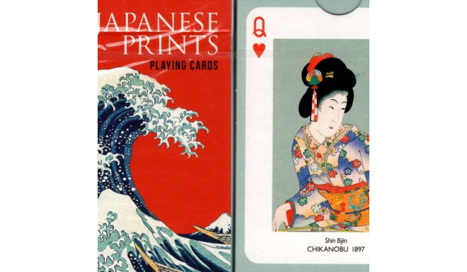 PIATNIK Playing cards Japanese prints