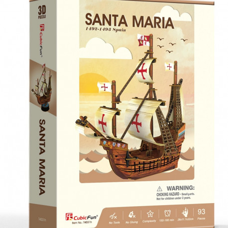 CUBICFUN 3D puzzle Santa Maria