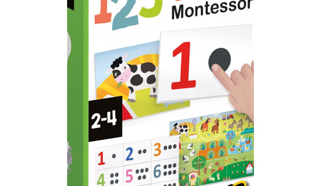 HEADU Montessori hariv mäng, kaardid 123 puuduta
