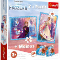 TREFL FROZEN Pusle ja memo komplekt Frozen 2