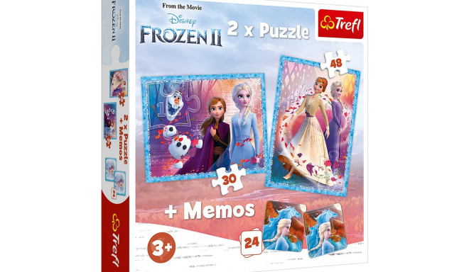 TREFL FROZEN Pusle ja memo komplekt Frozen 2
