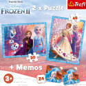 TREFL FROZEN Pusle ja memo komplekt Frozen 2