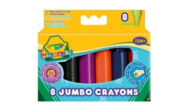 CRAYOLA MINIKIDS 8 Jumbo Crayons