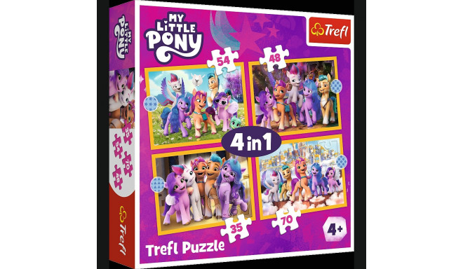 TREFL MY LITTLE PONY Puslede komplekt 4 tk, Mu väike pony