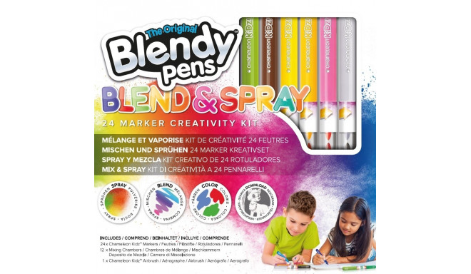 BLENDY PENS Комплект Blend and Spray, 24 маркера