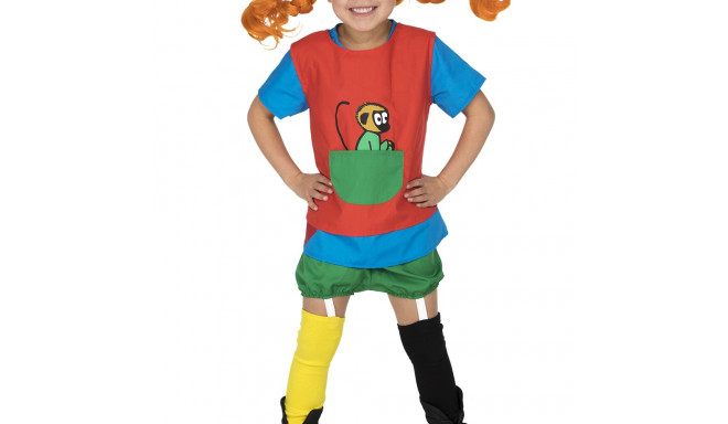 PIPPI kostüüm, Pipi Pikksukk 4-6a.