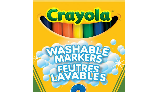 CRAYOLA 8 pestavat markerit