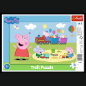 TREFL PEPPA PIG Puzzle in frame, 15 pcs