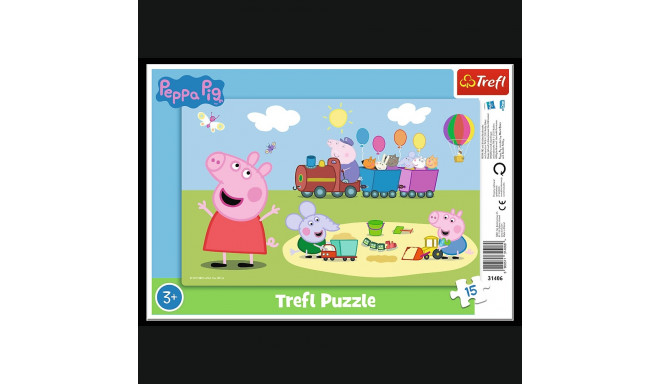 TREFL PEPPA PIG Puzzle in frame, 15 pcs