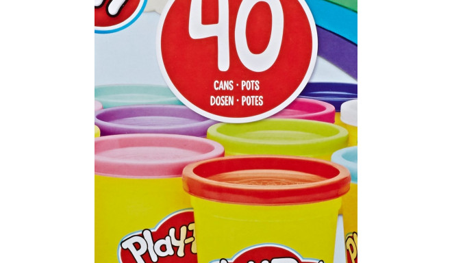 PLAY-DOH Масса для лепки, 40 банок