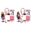 Mattel Barbie brocaded hairdressing salon with doll