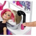 Mattel Barbie brocaded hairdressing salon with doll