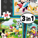 TREFL DISNEY Puzzle 3 in 1 set Mickey Mouse