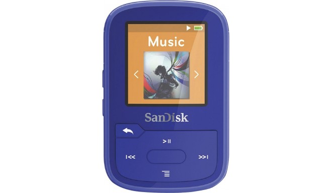 SanDisk mp3-player Clip Sport Plus 16GB, blue