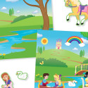 MELISSA & DOUG Taaskasutatavad kleebised "Loss ja Printsess"